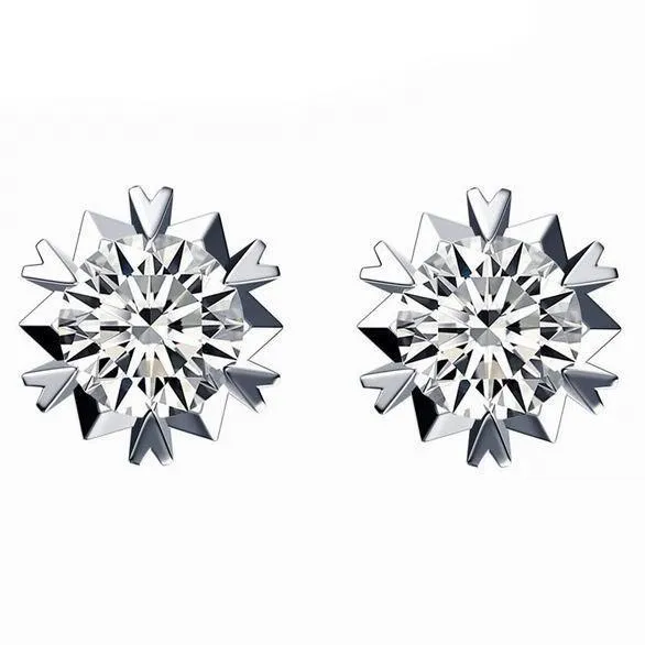 Earrings 2 Ct Round Solitaire Real Natural Earth Mined Diamond Stud Earring Women Gold Jewelry GB Earrings 2 Ct Round Solitaire Real Natural Earth Mined Diamond Stud Earring Women Gold Jewelry GB