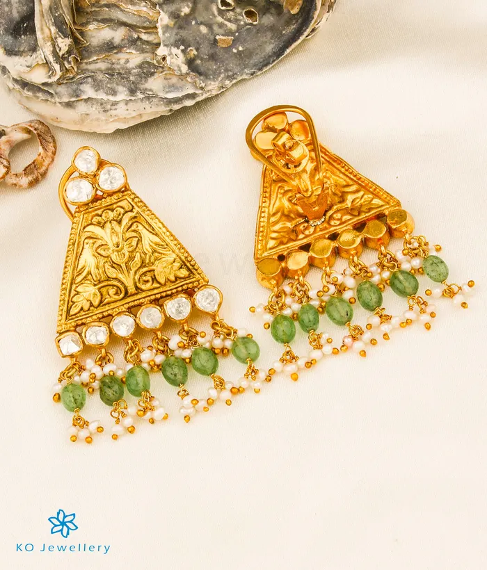kundan Earrings The Sukriti Silver Kundan Earrings