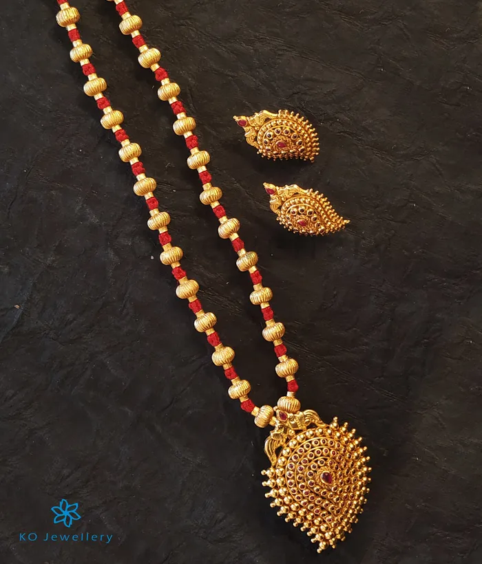 Necklaces Silversmith The Prashanti Jomale Silver Necklace Red