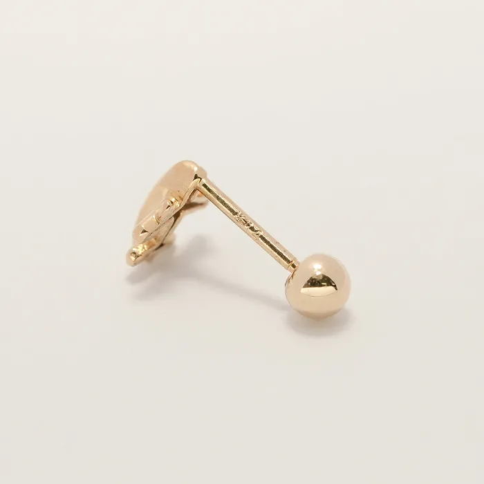 Earrings MinimalBijoux 14K Gold Mini Airplane Cartilage Earring 20G18G16G