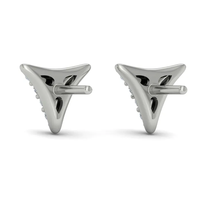 Earrings Shop IDC estore Vlora Miravel 14K Diamond Trinity Stud Earrings 03CTW
