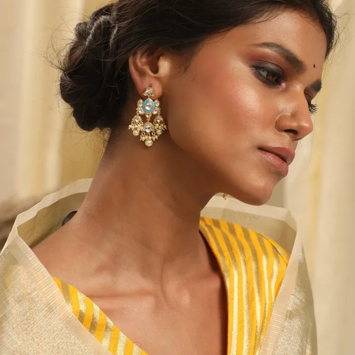 Eila Jadau Pearl Silver Earrings SILVER Earrings
