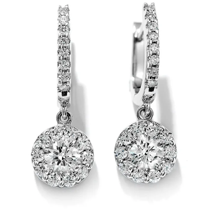 Fulfillment Diamond Drop Earrings Hearts on Fire Earrings