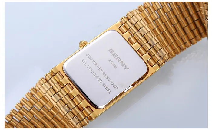 BERNY Womens Fine Fashion Premium Quality Luxury Style Gold Silver Bracelet Watch Divine Inspiration Styles Bracelets