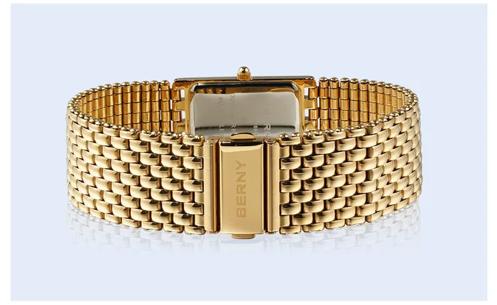 BERNY Womens Fine Fashion Premium Quality Luxury Style Gold Silver Bracelet Watch Divine Inspiration Styles Bracelets