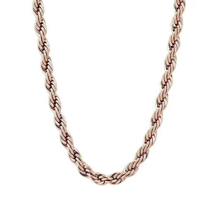 Bracelets Alamode TK2433R IP Rose GoldIon Plating Stainless Steel Chain with No Stone Bracelets Alamode TK2433R IP Rose GoldIon Plating Stainless Steel Chain with No Stone