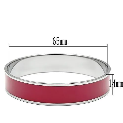 Bracelets Alamode TK530 High polished no plating Stainless Steel Bangle with Epoxy in Siam