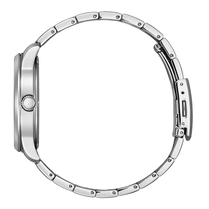 Bracelets Citizen Citizen Mens Watch EcoDrive Green Dial Stainless Steel Bracelet BM755184X