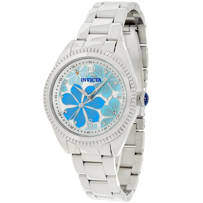 Invicta Invicta Womens Quartz Watch Wildflower Flowers Design Dial Steel Bracelet 37140 Bracelets