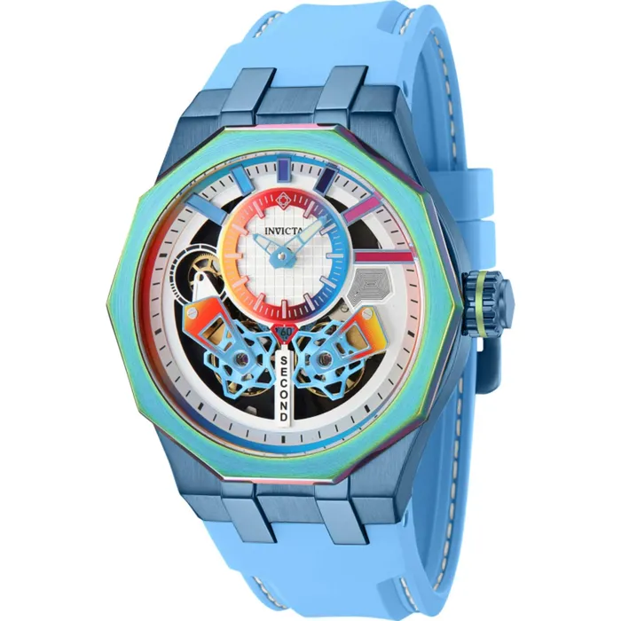 Invicta Mens Watch Specialty Automatic Light Blue Silicone Rubber Strap 43200 Invicta Watches Invicta Mens Watch Specialty Automatic Light Blue Silicone Rubber Strap 43200 Invicta Watches