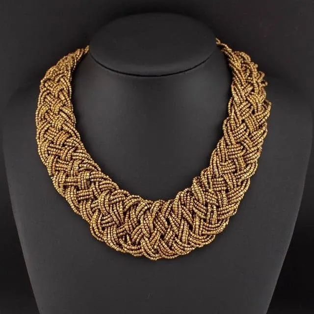 Necklaces MANILA Womens Fashion Stylish Vintage Beaded Necklace Statement Jewelry Divine Inspiration Styles
