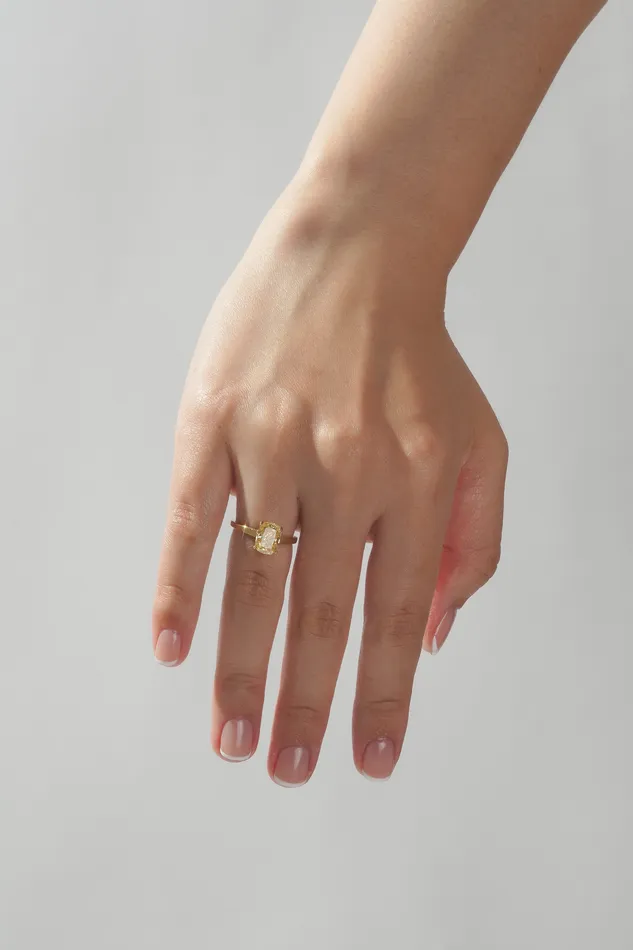 Rings READYMADE Canary Baby Cocktail Ring