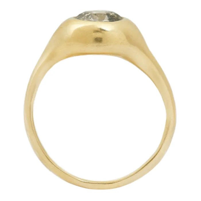 Round Diamond Swell Ring TenThousandThings Rings