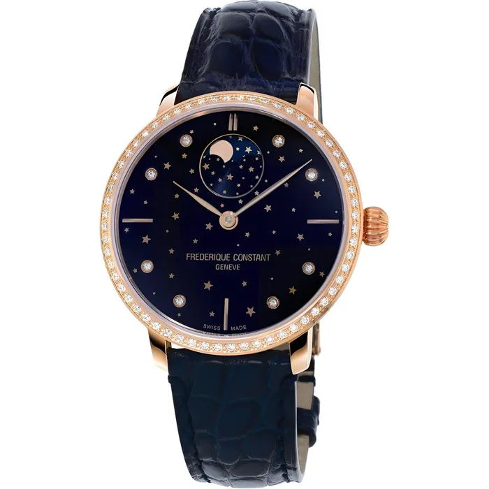 Watches Frederique Constant Frederique Constant Womens Watch Slimline Automatic Blue Dial 701NSD3SD4 Watches Frederique Constant Frederique Constant Womens Watch Slimline Automatic Blue Dial 701NSD3SD4