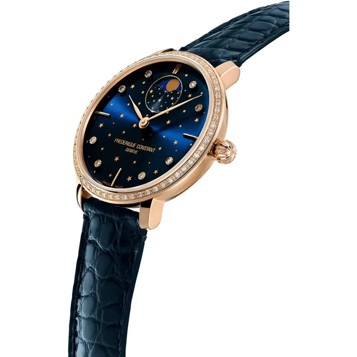 Watches Frederique Constant Frederique Constant Womens Watch Slimline Automatic Blue Dial 701NSD3SD4 Watches Frederique Constant Frederique Constant Womens Watch Slimline Automatic Blue Dial 701NSD3SD4