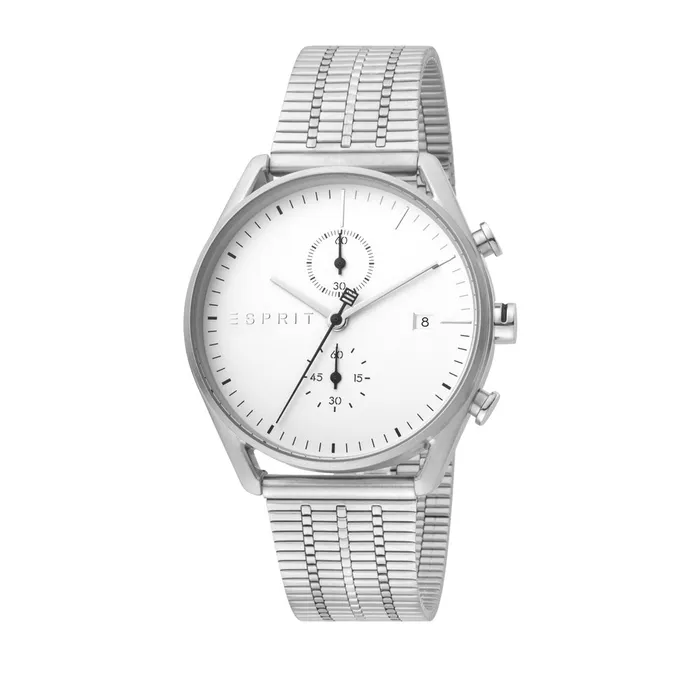 Bracelets Esprit Esprit Mens Stainless Steel Watch With White Dial Metal Bracelet Bracelets Esprit Esprit Mens Stainless Steel Watch With White Dial Metal Bracelet