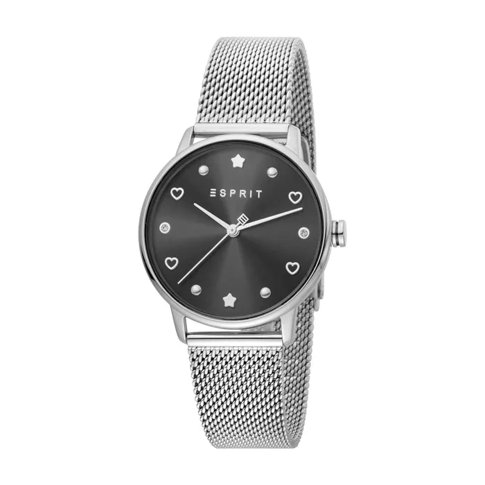 Bracelets Esprit Ladies Watch Silver Color Mesh Bracelet With Black Dial Set With Accessories Esprit Bracelets Esprit Ladies Watch Silver Color Mesh Bracelet With Black Dial Set With Accessories Esprit