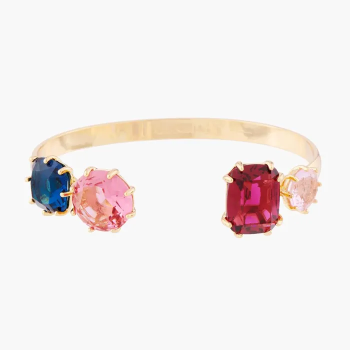 Bracelets Les Nereides 4 Stones La Diamantine Multicoloured Bangle Bracelet Les Nereides Bracelets Les Nereides 4 Stones La Diamantine Multicoloured Bangle Bracelet Les Nereides