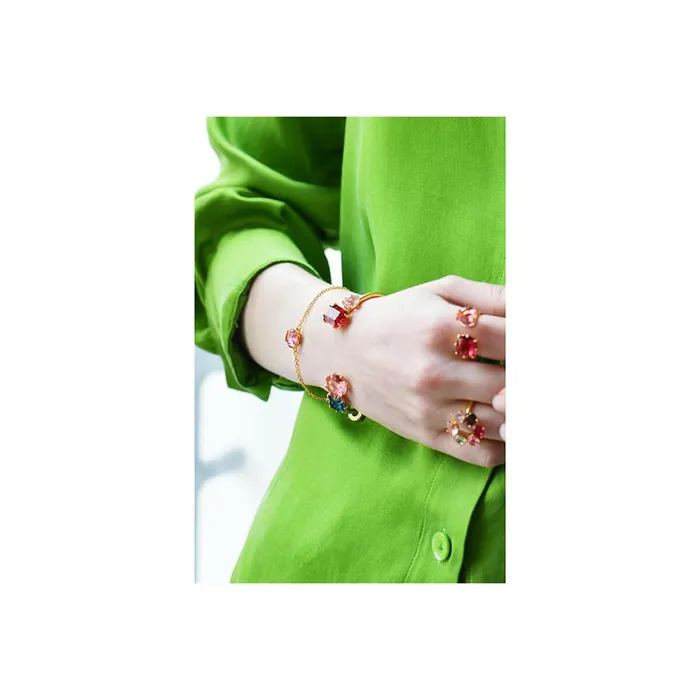 Bracelets Les Nereides 4 Stones La Diamantine Multicoloured Bangle Bracelet Les Nereides Bracelets Les Nereides 4 Stones La Diamantine Multicoloured Bangle Bracelet Les Nereides