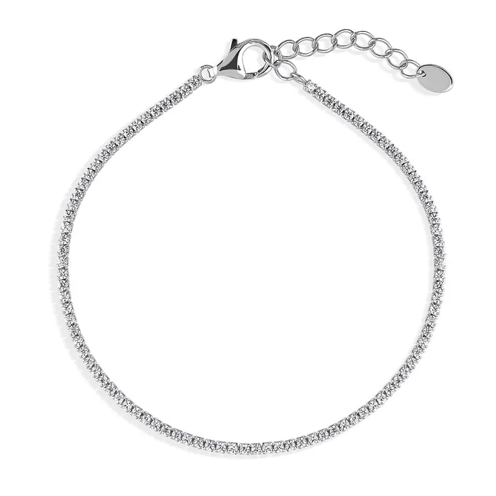 CZ Necklace and Bracelet in Sterling Silver BERRICLE Necklaces