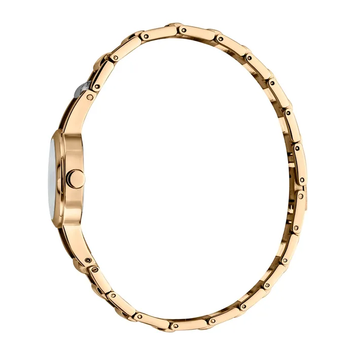 Esprit Esprit Ladies IP Gold Stainless Steel Watch Siver Dial Metal Bracelet Bracelets