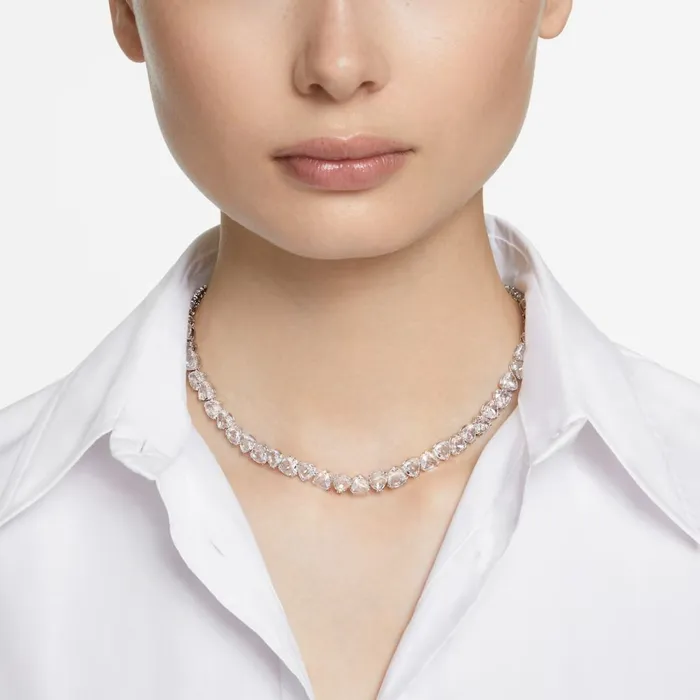 Necklaces Swarovski Swarovski Millenia Necklace Trilliant cut White Rhodium plated