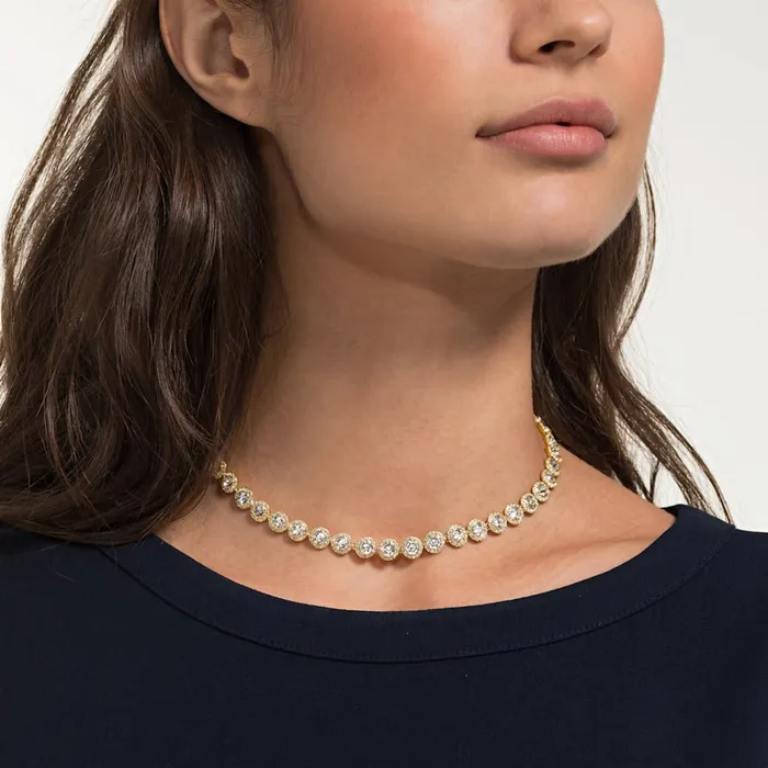 Swarovski Angelic Necklace White GoldTone Swarovski Necklaces