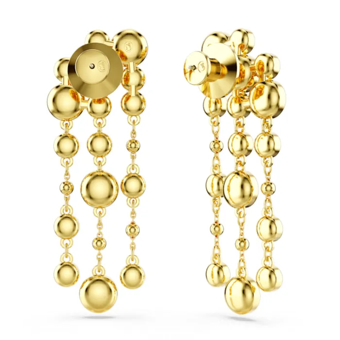 Swarovski Imber Drop Earrings Round cut Chandelier White Goldtone plated Swarovski Earrings Swarovski Imber Drop Earrings Round cut Chandelier White Goldtone plated Swarovski Earrings