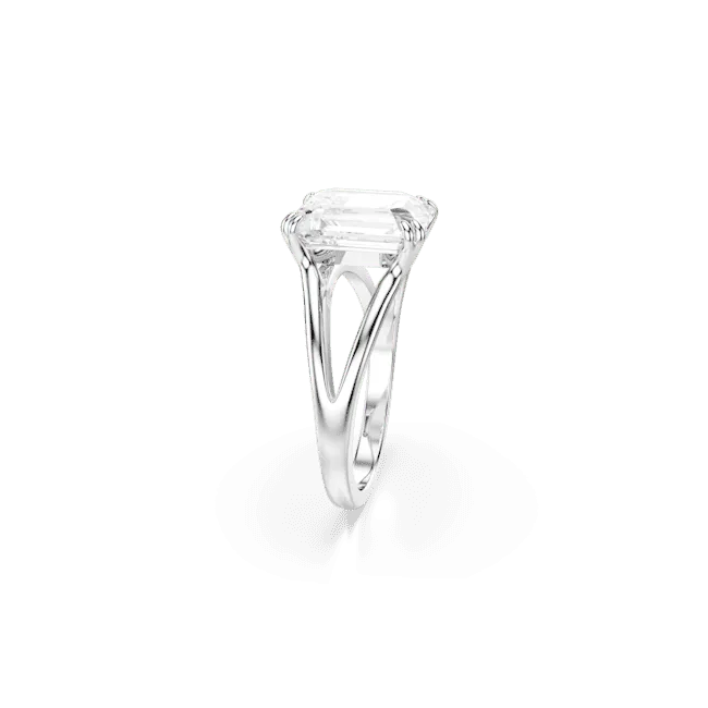 Swarovski Rings Swarovski Stilla Ring Octagon Cut White SilverTone Finish Swarovski Rings Swarovski Stilla Ring Octagon Cut White SilverTone Finish