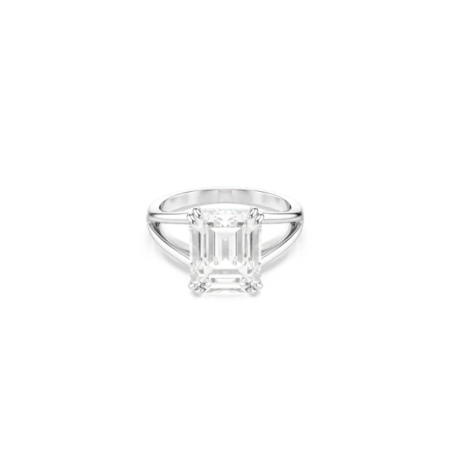Swarovski Rings Swarovski Stilla Ring Octagon Cut White SilverTone Finish Swarovski Rings Swarovski Stilla Ring Octagon Cut White SilverTone Finish