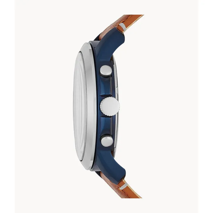 Watches Fossil Fossil Grant Mens Chronograph Light Brown Leather Watch Watches Fossil Fossil Grant Mens Chronograph Light Brown Leather Watch