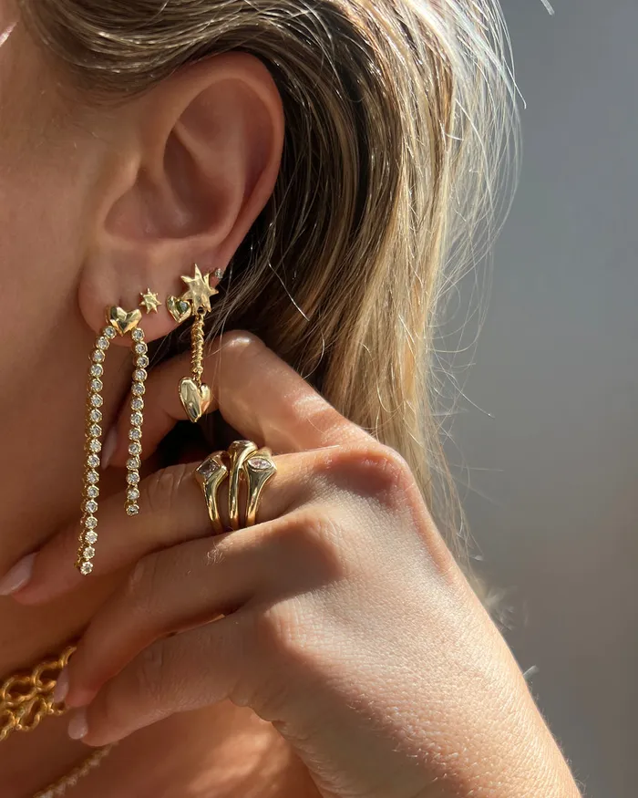 Luv Aj Rings The Bijoux Bezel Ring Set