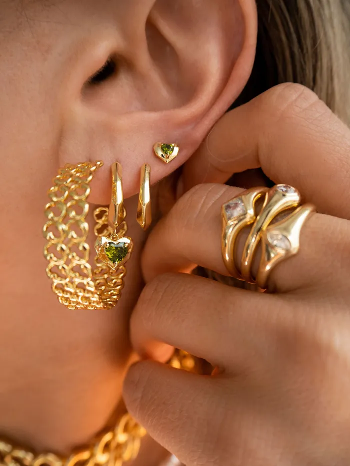 Luv Aj Rings The Bijoux Bezel Ring Set