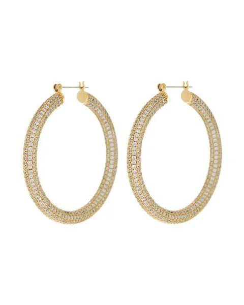 PreStyled Sets Luv Aj Pave Amalfi Hoops Gold