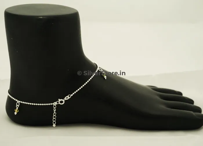 silversrorein Pure silver Anklet 925 silver Rings