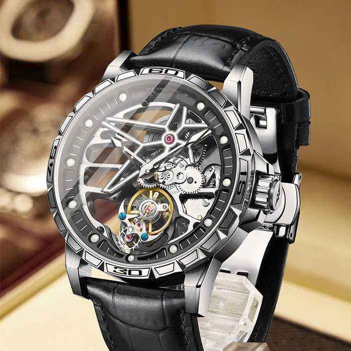Skulds Foresight Fivepointed Star Series Mechanical Movement Watch Viking Trinkets Watches