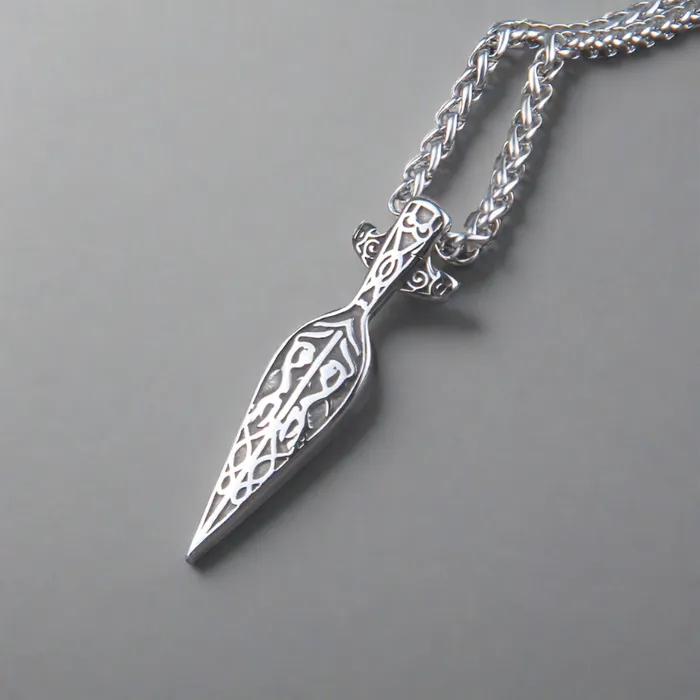 Viking Trinkets Necklaces Gungnir Odins Spear of Destiny Necklace