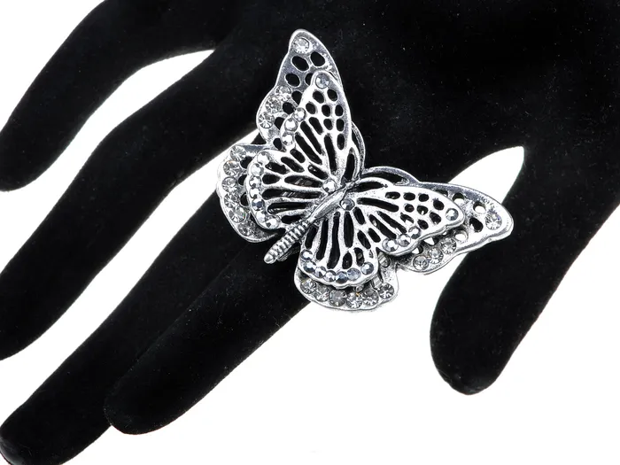 Alilang Rings Big Butterfly Insect Ring