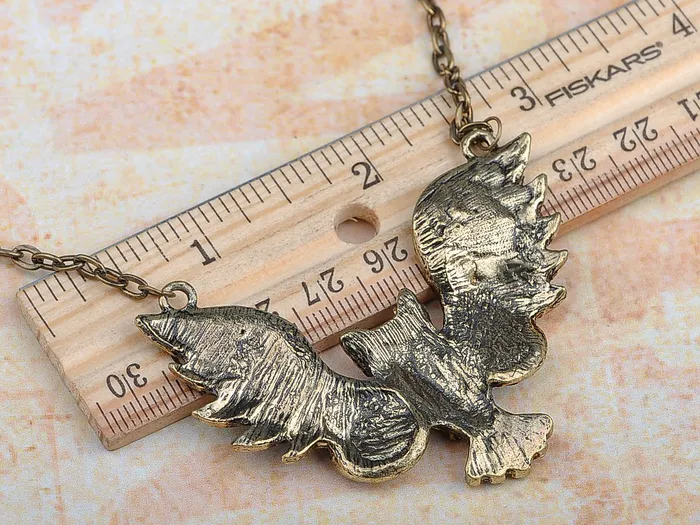 Antique Open Winged Owl Pendant Necklace Alilang Necklaces Antique Open Winged Owl Pendant Necklace Alilang Necklaces