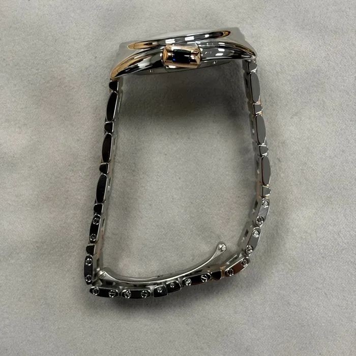 Cartier Cle De Cartier 35mm White Dial Watch Ref W2CL0003 Happy Jewelers Watches Cartier Cle De Cartier 35mm White Dial Watch Ref W2CL0003 Happy Jewelers Watches