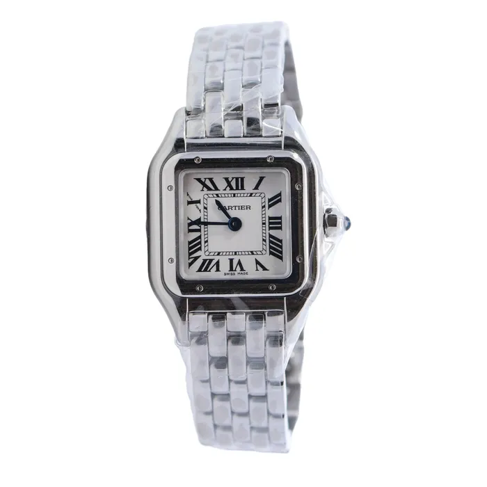 Cartier Panthere 22mm White Dial Watch Ref WSPN0006 Happy Jewelers Watches Cartier Panthere 22mm White Dial Watch Ref WSPN0006 Happy Jewelers Watches