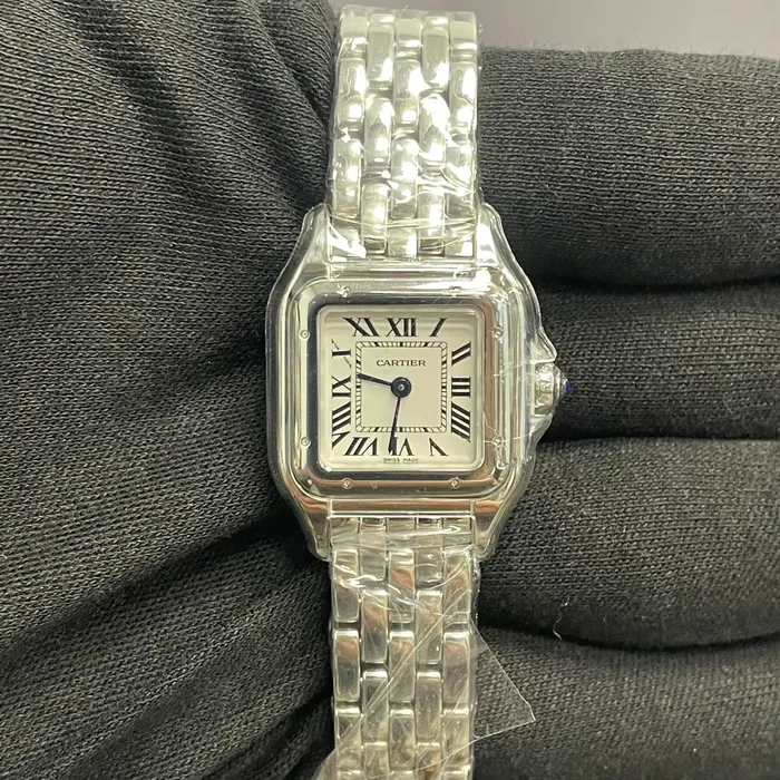 Cartier Panthere 22mm White Dial Watch Ref WSPN0006 Happy Jewelers Watches Cartier Panthere 22mm White Dial Watch Ref WSPN0006 Happy Jewelers Watches