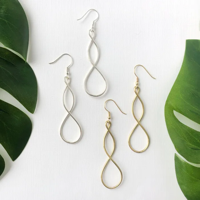 Earrings WorldFinds Double Helix Earrings