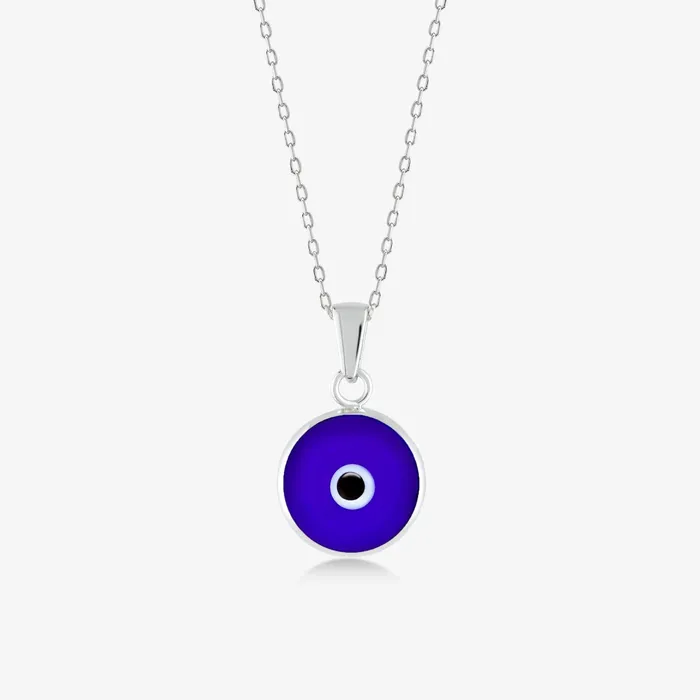 Gelin Diamond Necklaces Navy Blue Evil Eye Necklace
