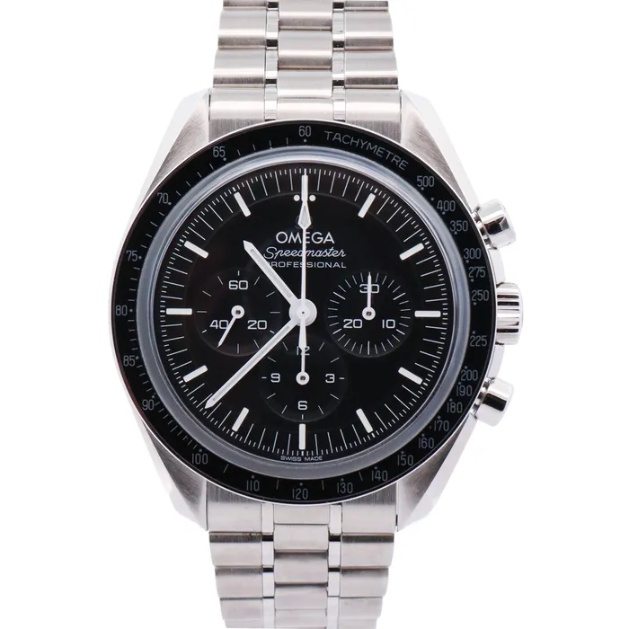 Happy Jewelers Omega Speedmaster 42mm Black Dial Watch Ref 31030425001002 Watches Happy Jewelers Omega Speedmaster 42mm Black Dial Watch Ref 31030425001002 Watches