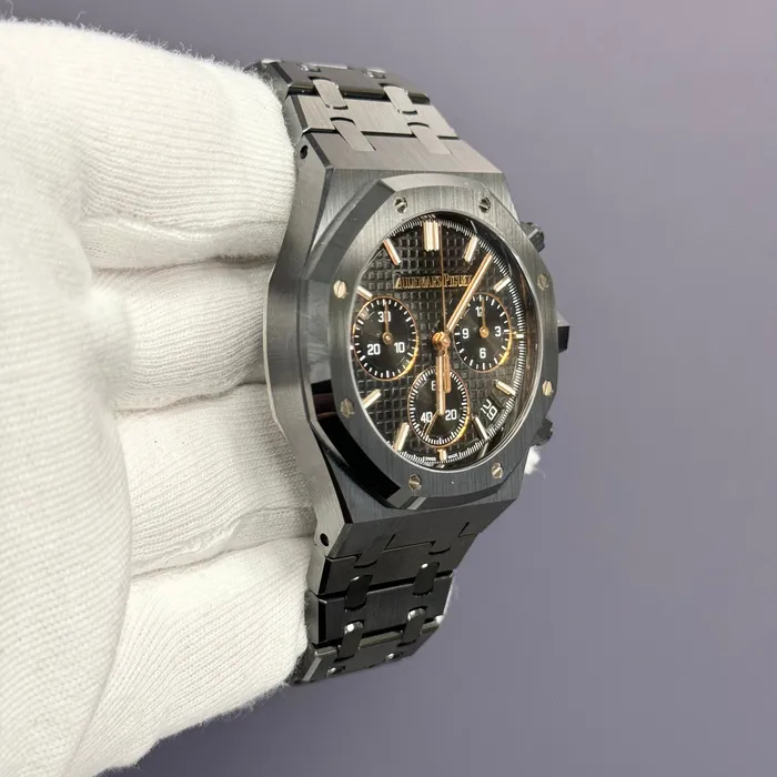 Happy Jewelers Watches Audemars Piguet Royal Oak 41mm Black Dial Watch Ref 26240CEOO1225CE01 Happy Jewelers Watches Audemars Piguet Royal Oak 41mm Black Dial Watch Ref 26240CEOO1225CE01