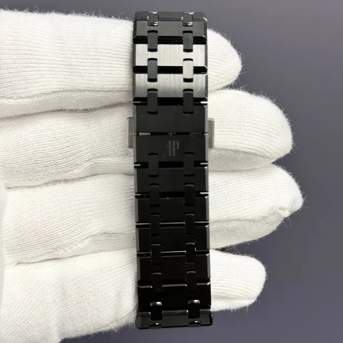 Happy Jewelers Watches Audemars Piguet Royal Oak 41mm Black Dial Watch Ref 26240CEOO1225CE01 Happy Jewelers Watches Audemars Piguet Royal Oak 41mm Black Dial Watch Ref 26240CEOO1225CE01
