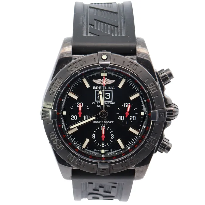 happy jewelers Watches Breitling Blackbird 44mm Black Dial Watch Ref M44359 happy jewelers Watches Breitling Blackbird 44mm Black Dial Watch Ref M44359
