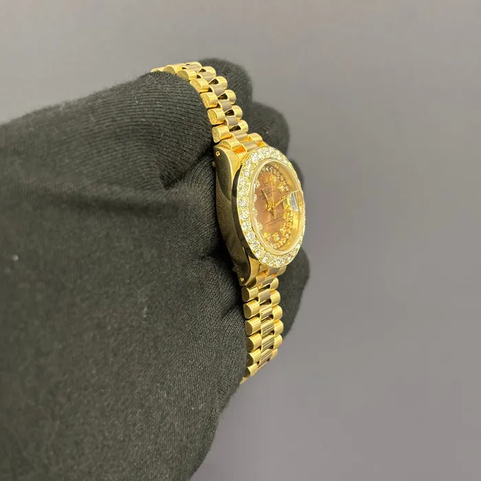 Happy Jewelers Watches Rolex Datejust 26mm Salmon Dial Watch Ref 6917 Happy Jewelers Watches Rolex Datejust 26mm Salmon Dial Watch Ref 6917