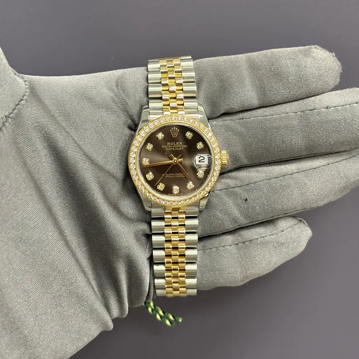 Happy Jewelers Watches Rolex Datejust 31mm Grey Dial Watch Ref 278383RBR Happy Jewelers Watches Rolex Datejust 31mm Grey Dial Watch Ref 278383RBR